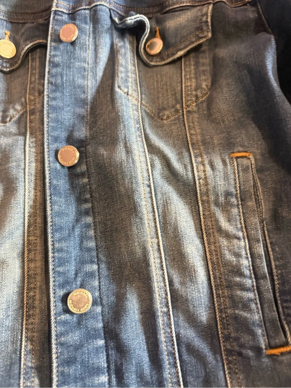 Michael Kors Women's Blue Denim Jean Jacket